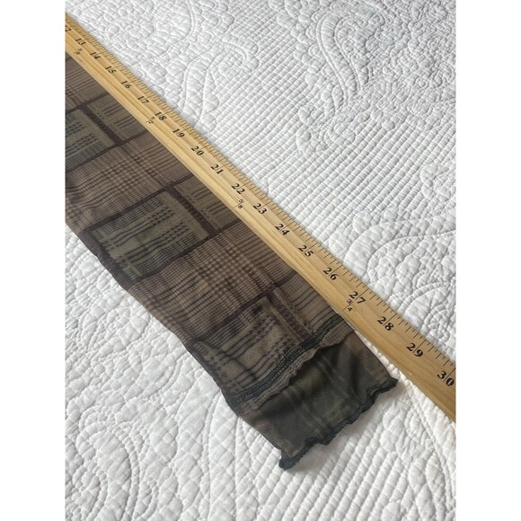 Free People We the Free Back To Business Tee Blouse Top Sheer Ruffle Medium Brow - Picture 9 of 15